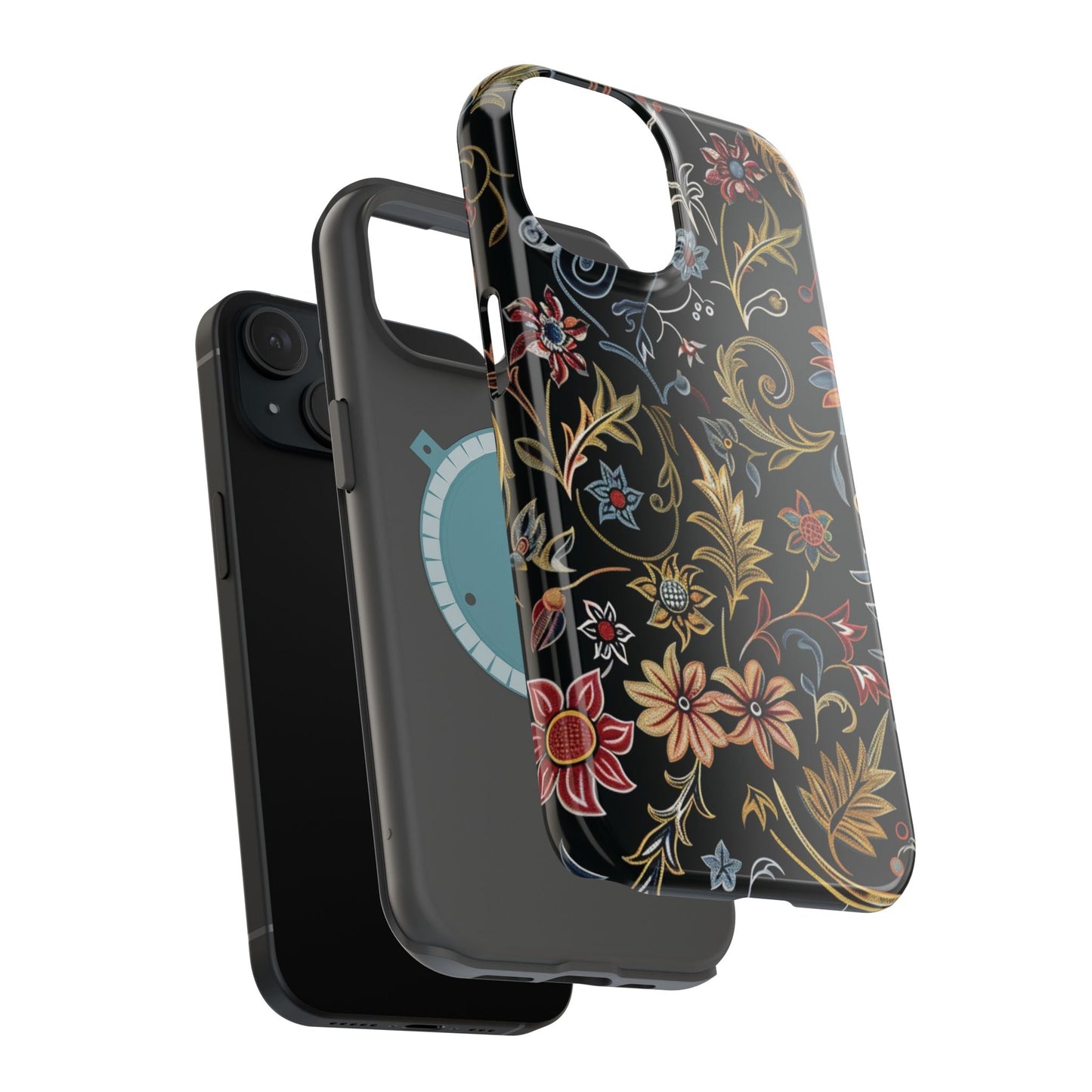 Floral Vintage Phone Case — Magnetic Impact - Resistant - DIGITAL X