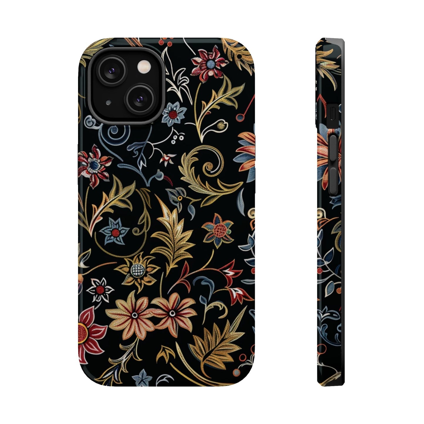 Floral Vintage Phone Case — Magnetic Impact - Resistant - DIGITAL X