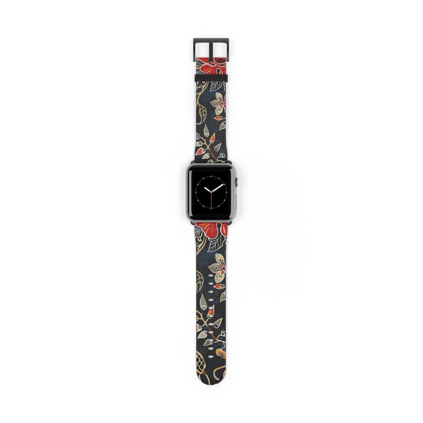 Floral Vintage Watch Band — Dark Botanical Apple Watch Strap - DIGITAL X