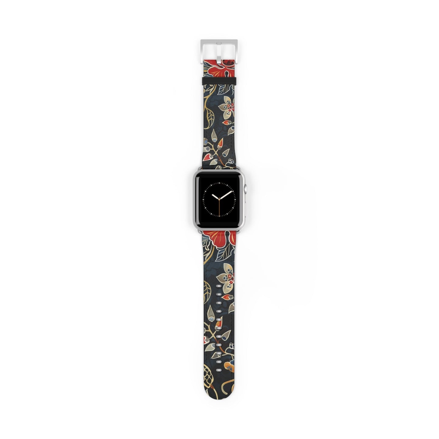 Floral Vintage Watch Band — Dark Botanical Apple Watch Strap - DIGITAL X
