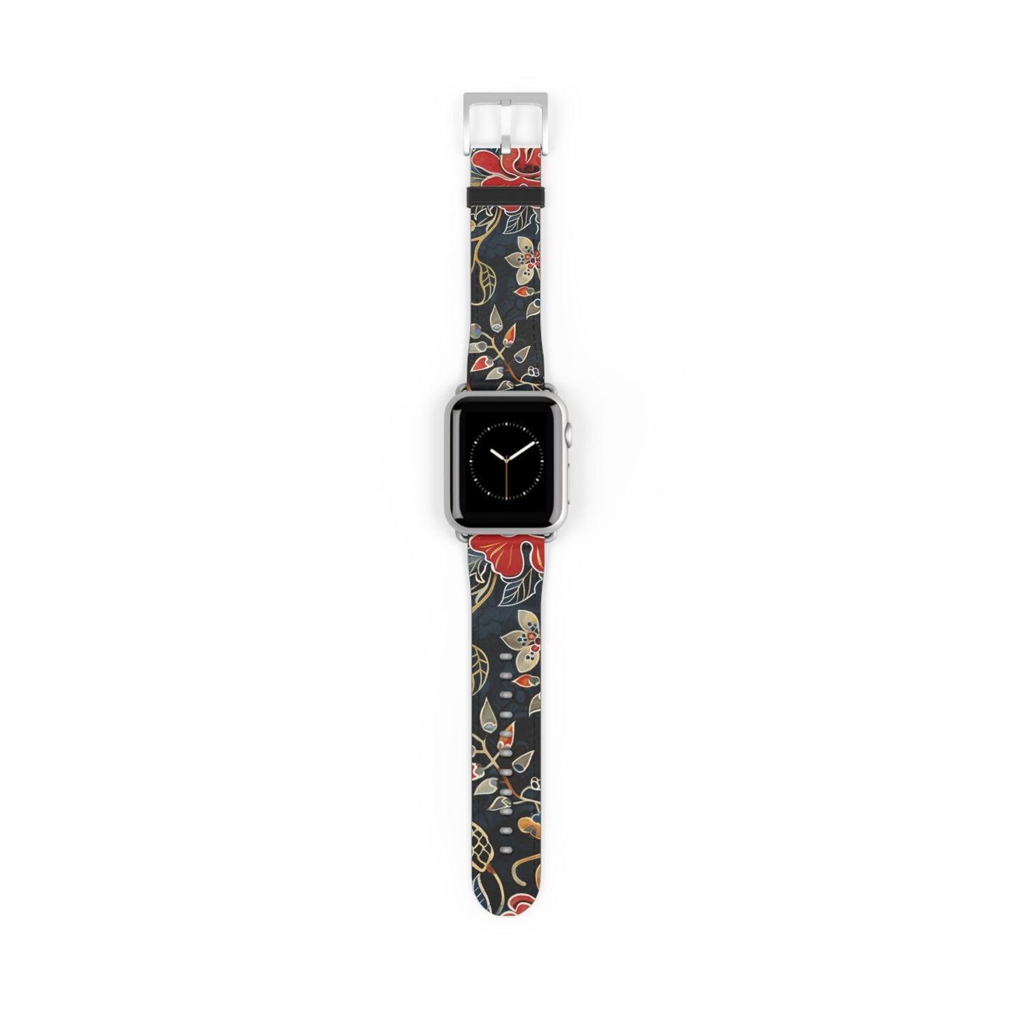 Floral Vintage Watch Band — Dark Botanical Apple Watch Strap - DIGITAL X