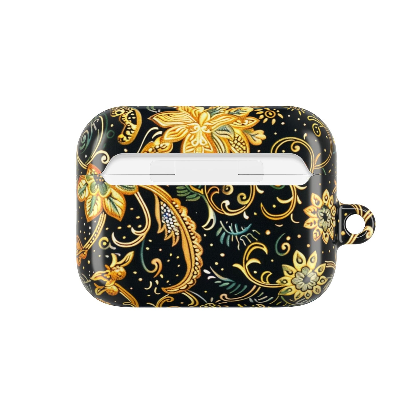 Gold Floral Paisley AirPod Case — Elegant Protective Charging Case - DIGITAL X