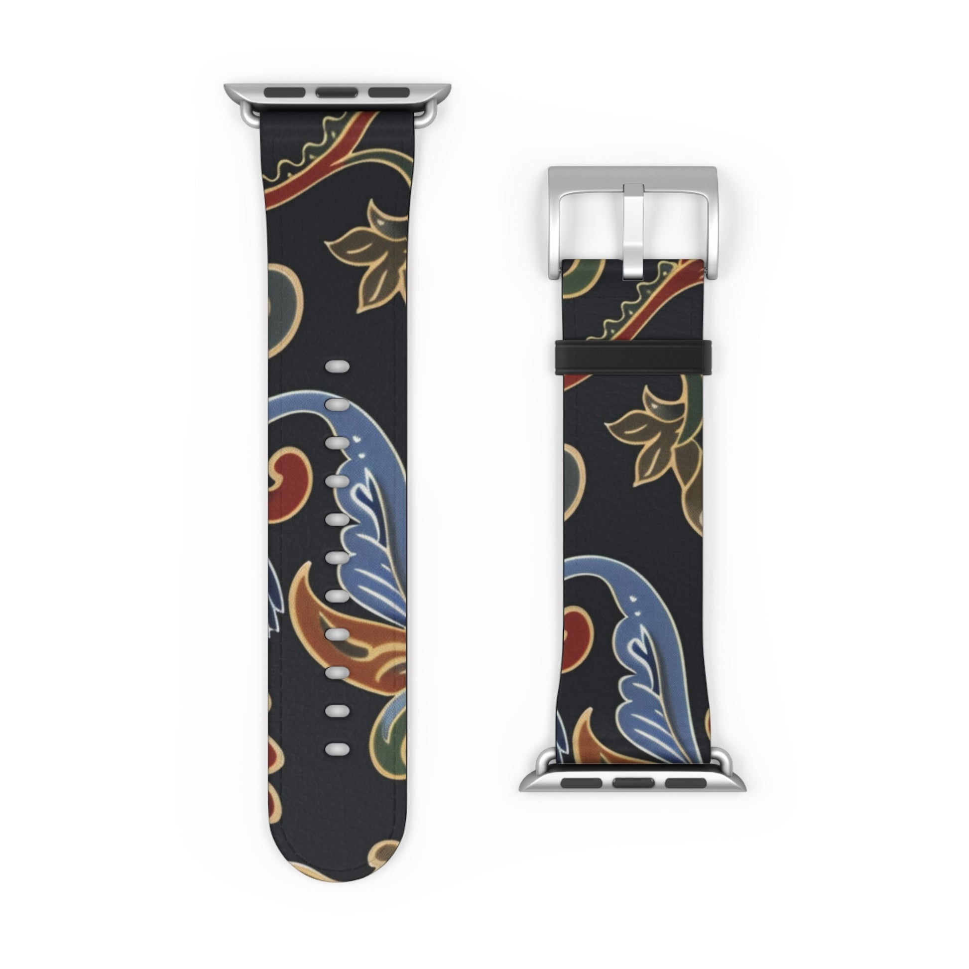 Paisley Floral Watch Band — Vintage Boho Apple Watch Strap - DIGITAL X