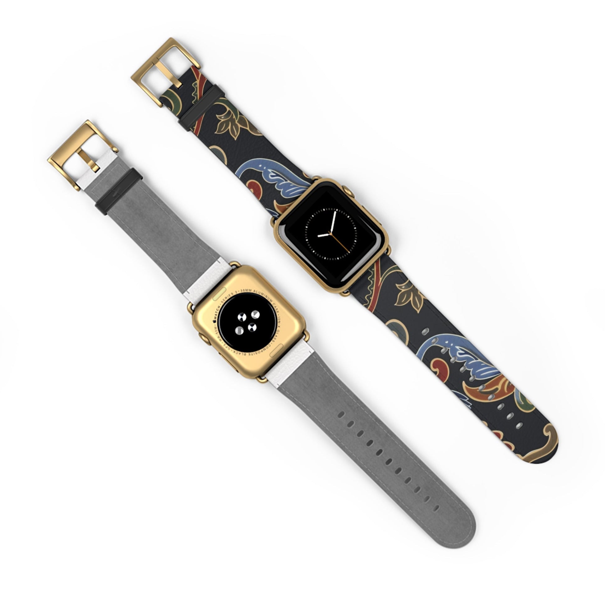 Paisley Floral Watch Band — Vintage Boho Apple Watch Strap - DIGITAL X