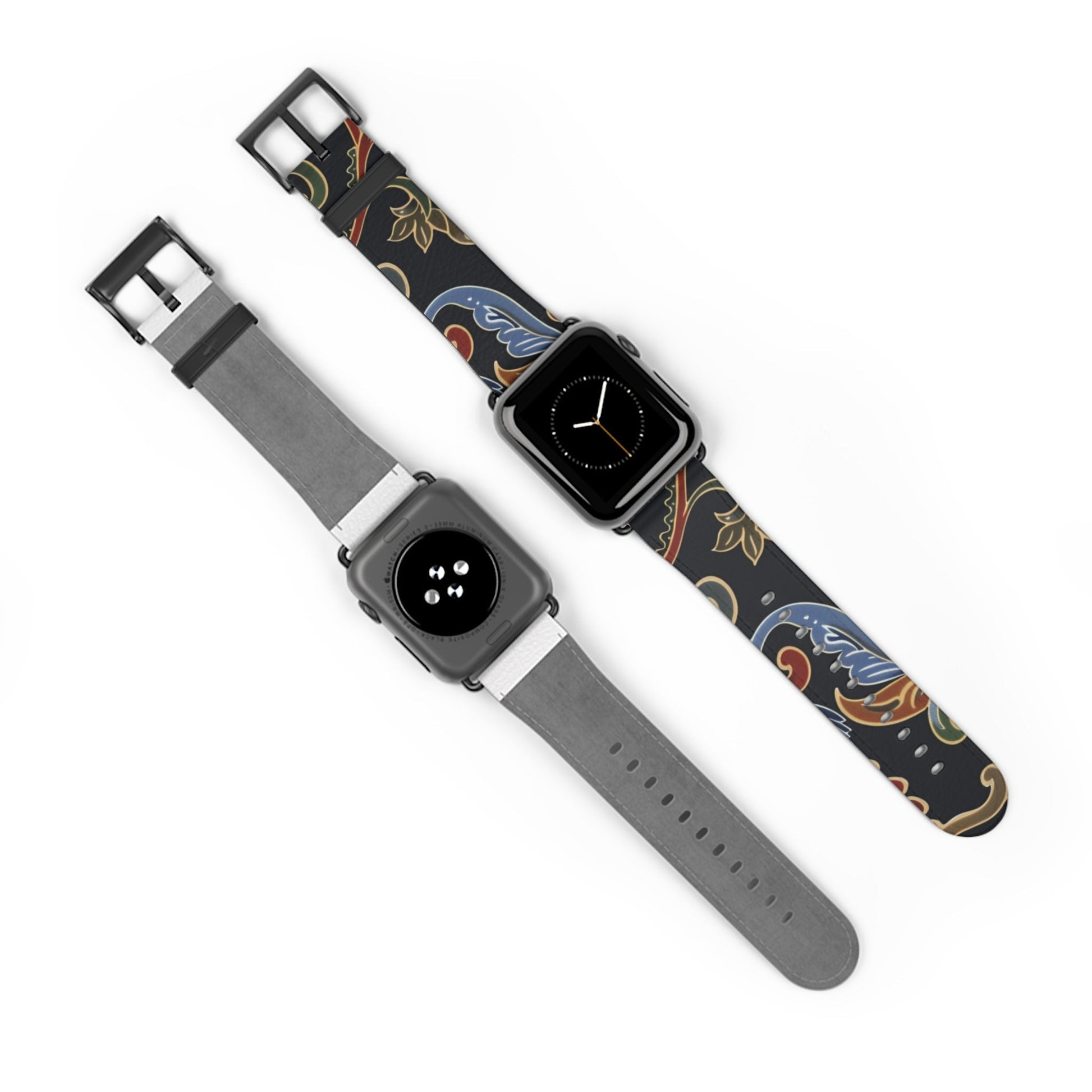 Paisley Floral Watch Band — Vintage Boho Apple Watch Strap - DIGITAL X