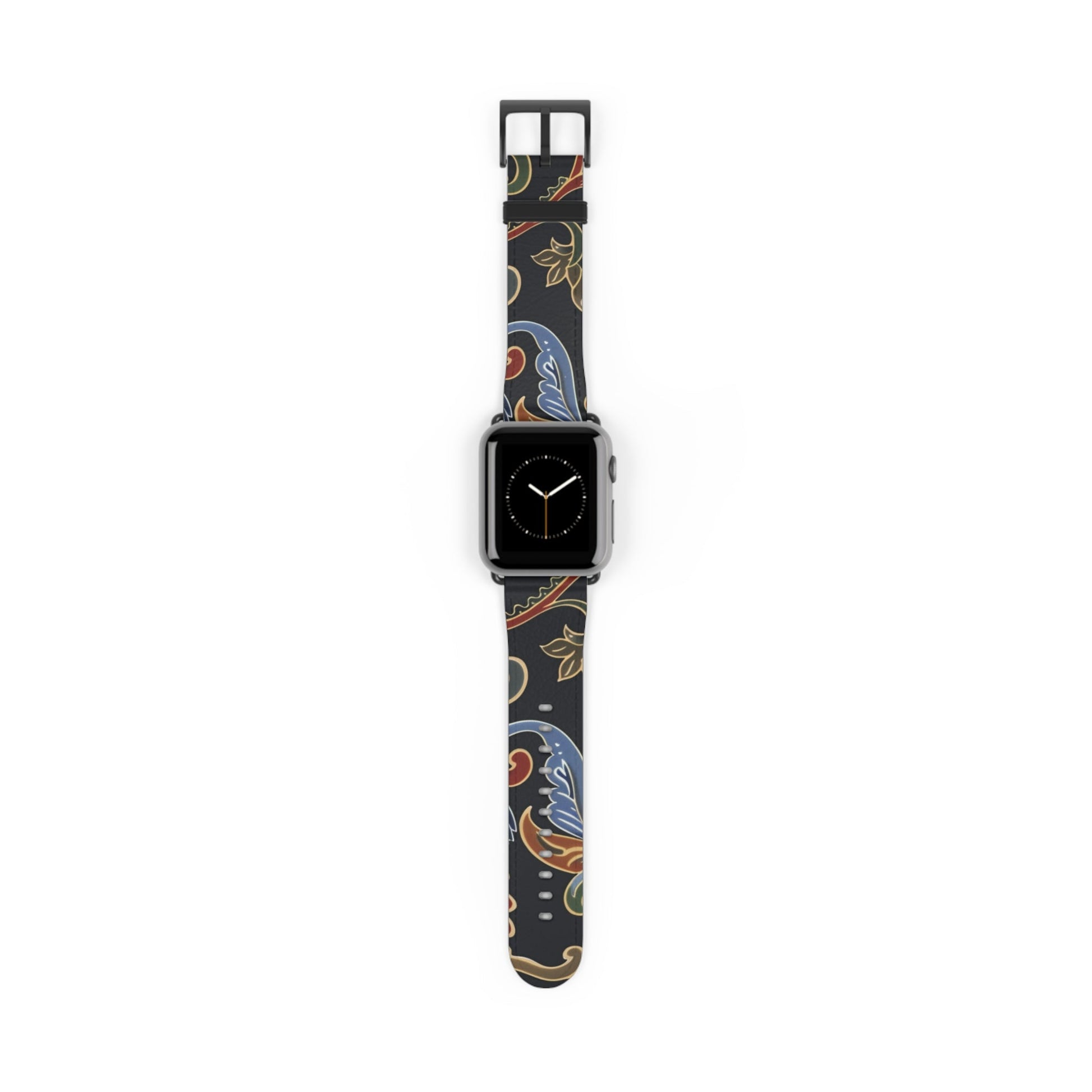 Paisley Floral Watch Band — Vintage Boho Apple Watch Strap - DIGITAL X