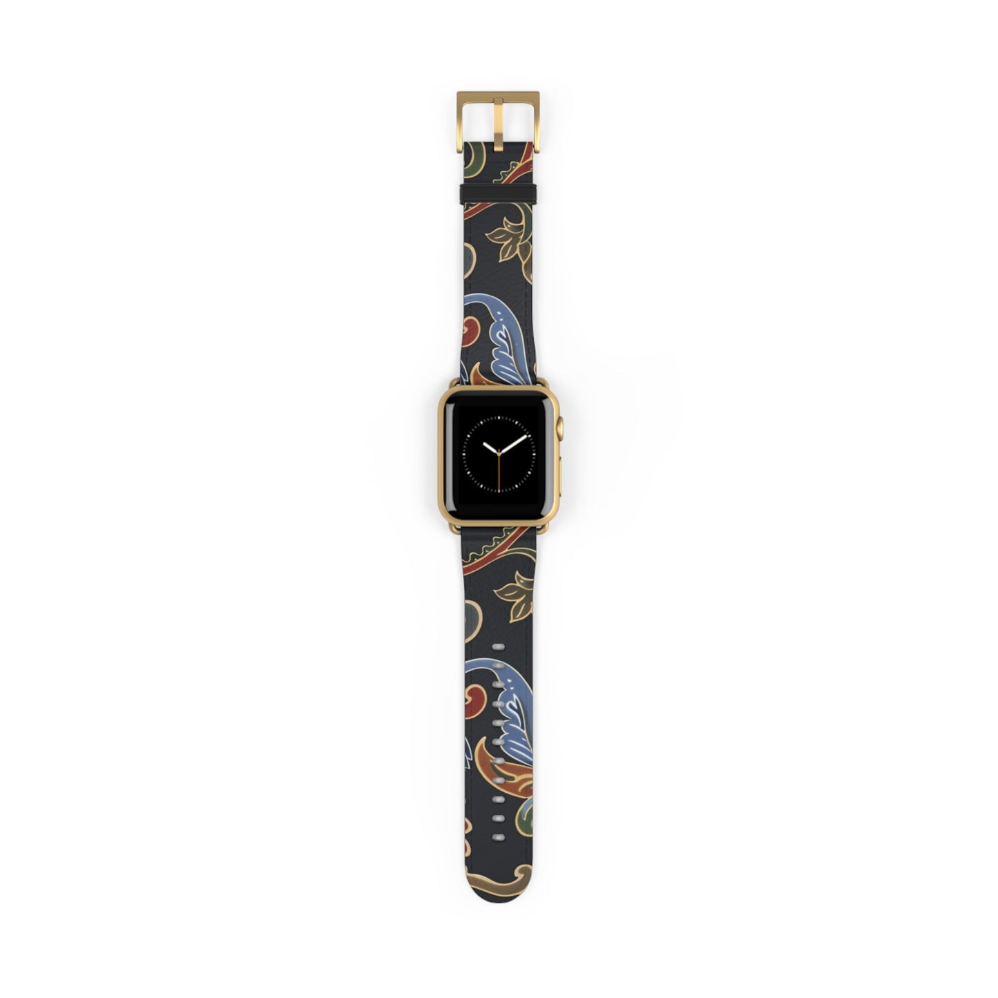 Paisley Floral Watch Band — Vintage Boho Apple Watch Strap - DIGITAL X