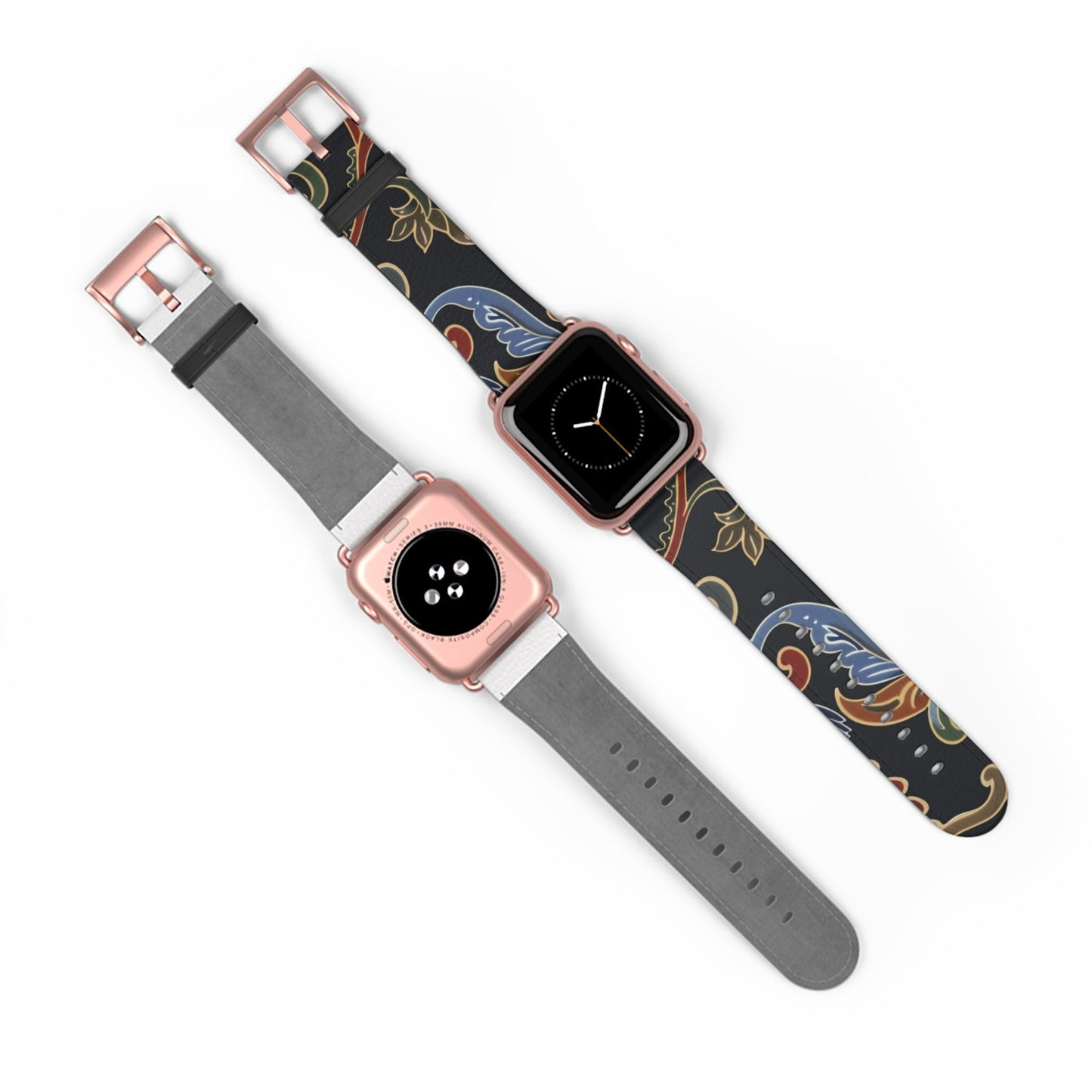 Paisley Floral Watch Band — Vintage Boho Apple Watch Strap - DIGITAL X