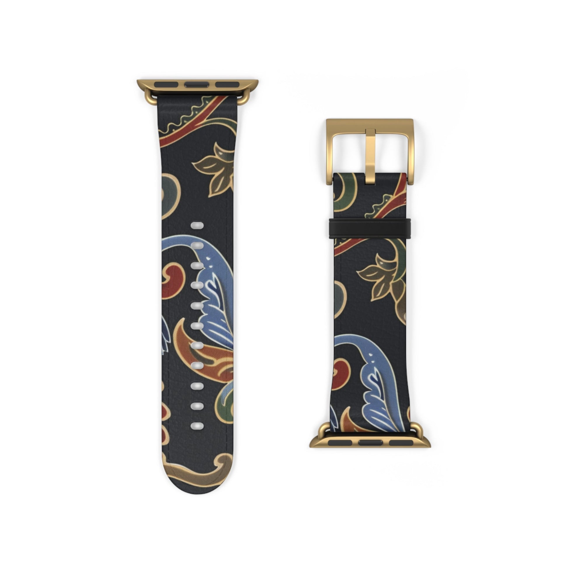 Paisley Floral Watch Band — Vintage Boho Apple Watch Strap - DIGITAL X