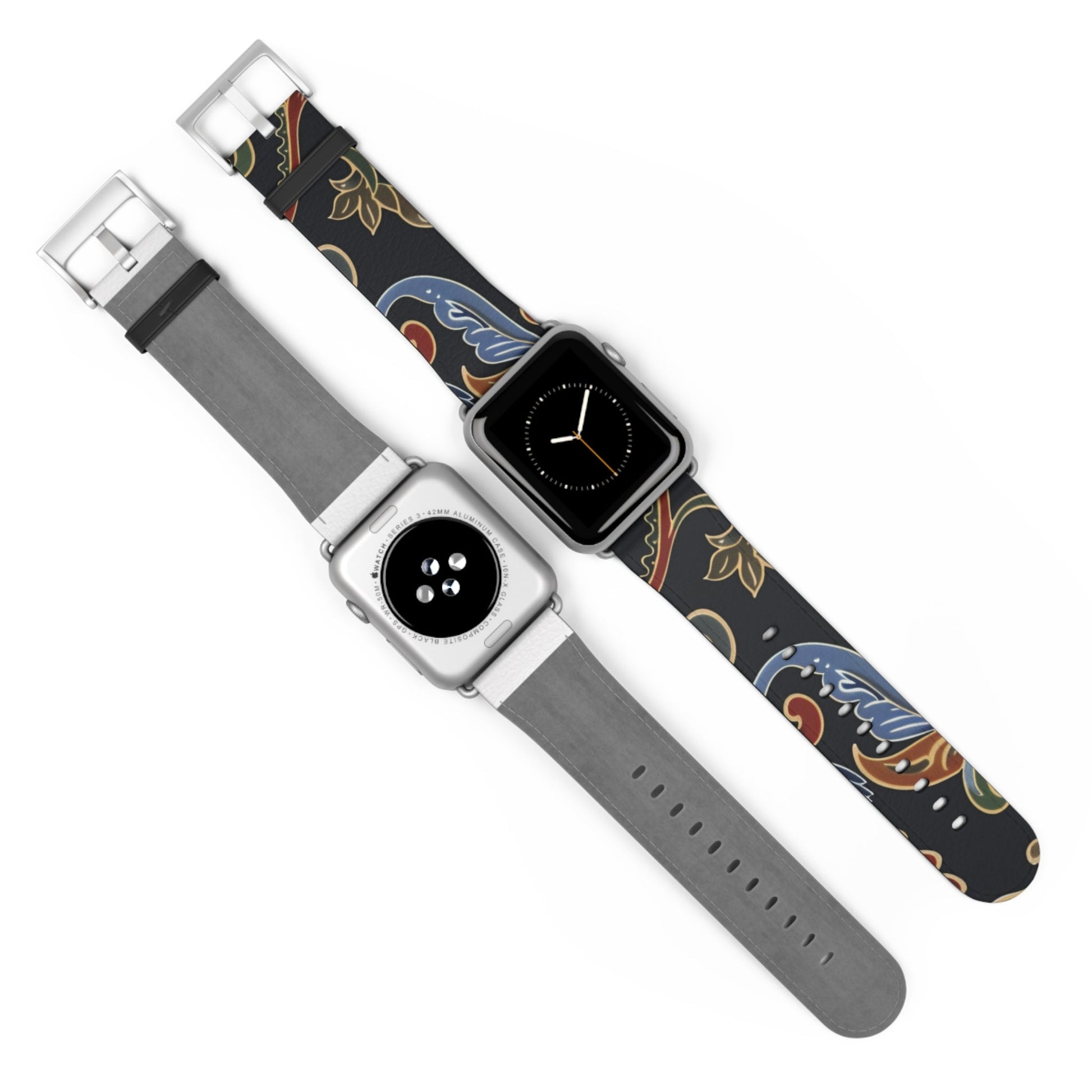 Paisley Floral Watch Band — Vintage Boho Apple Watch Strap - DIGITAL X