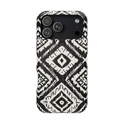 Tribal Black & White Magnetic Impact Case — Shockproof Phone Cover - DIGITAL X