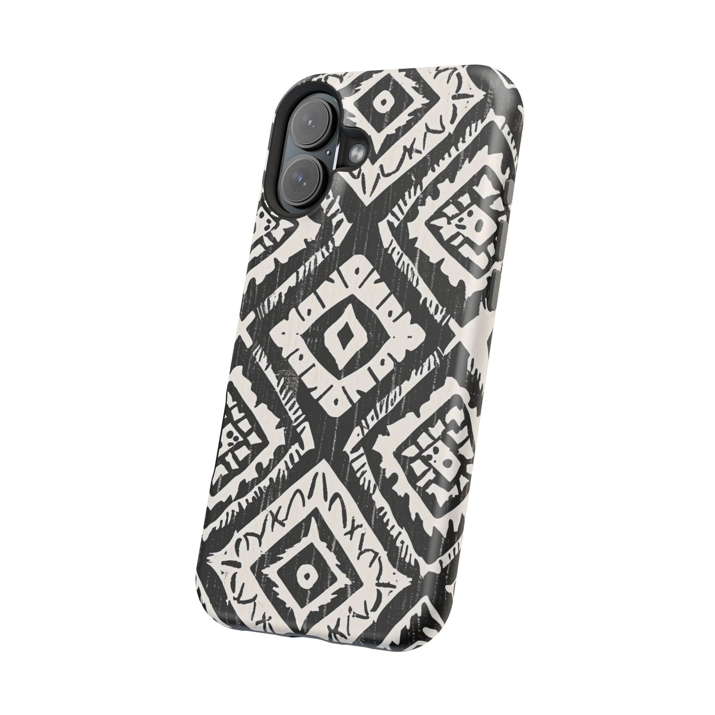 Tribal Black & White Magnetic Impact Case — Shockproof Phone Cover - DIGITAL X