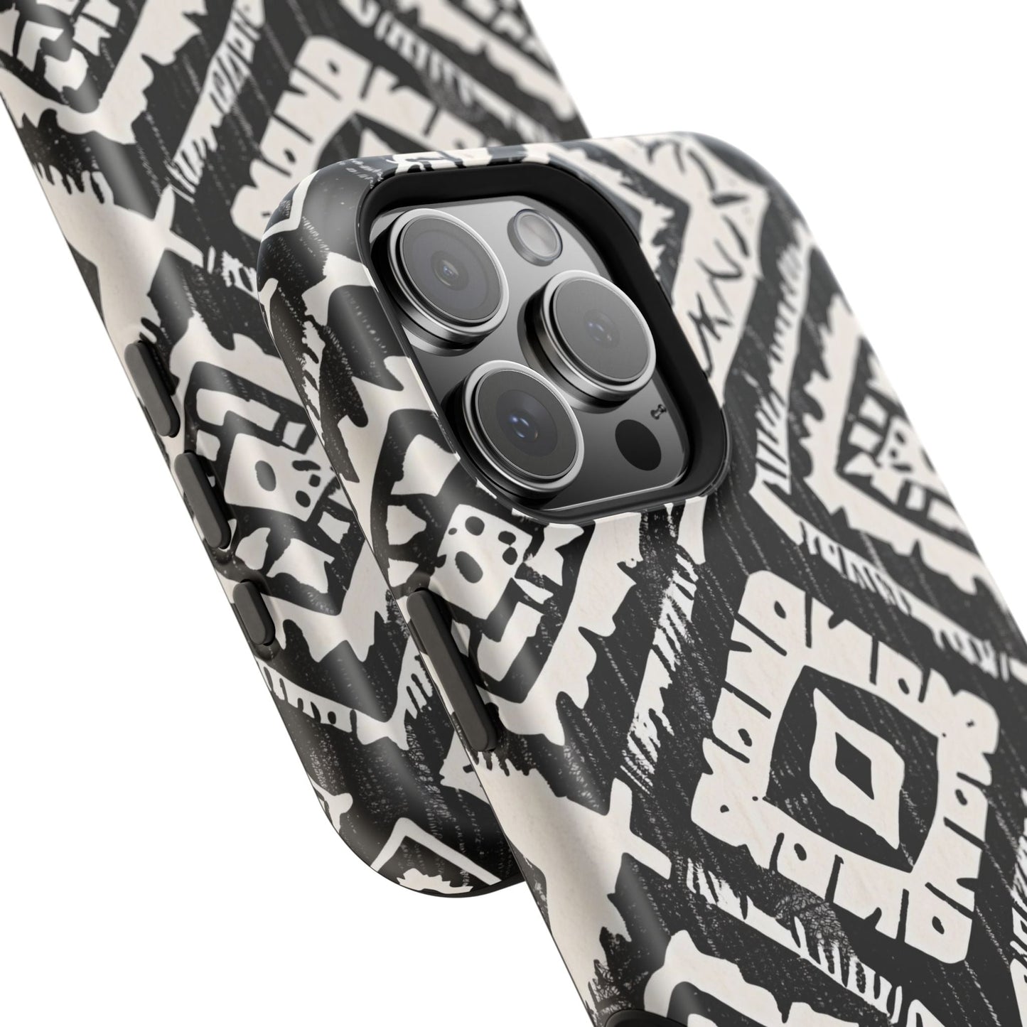 Tribal Black & White Magnetic Impact Case — Shockproof Phone Cover - DIGITAL X