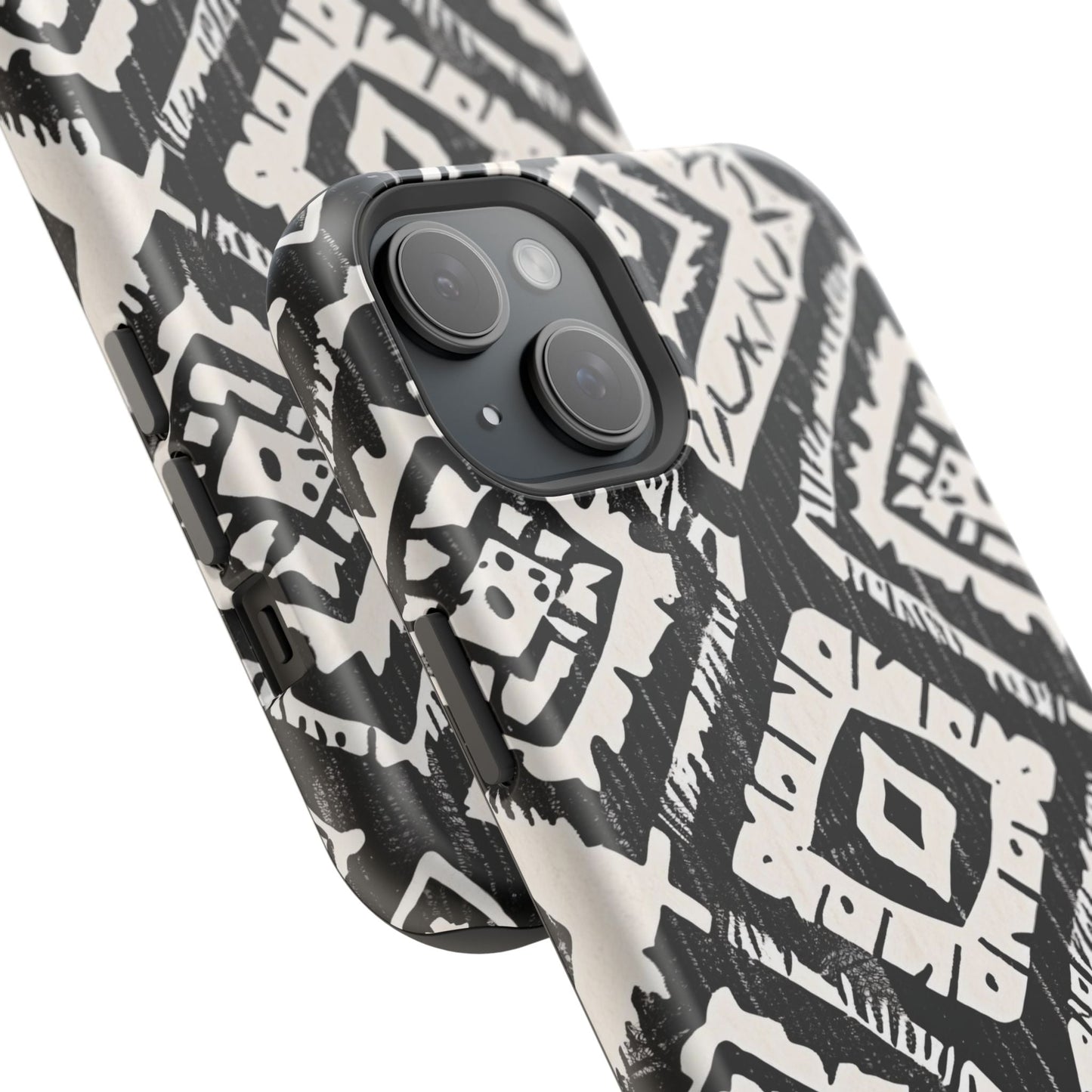 Tribal Black & White Magnetic Impact Case — Shockproof Phone Cover - DIGITAL X