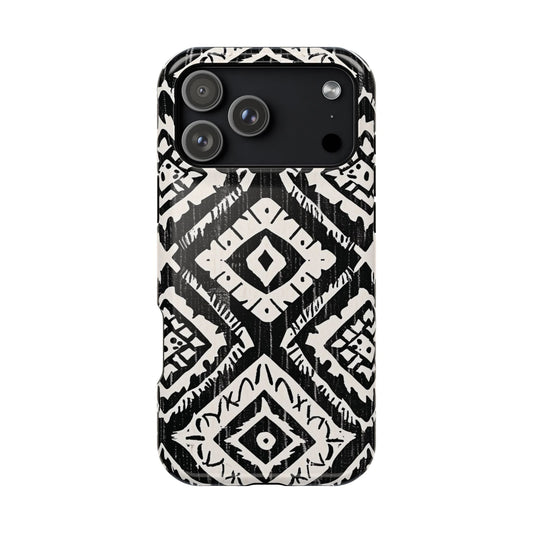 Tribal Black & White Magnetic Impact Case — Shockproof Phone Cover - DIGITAL X