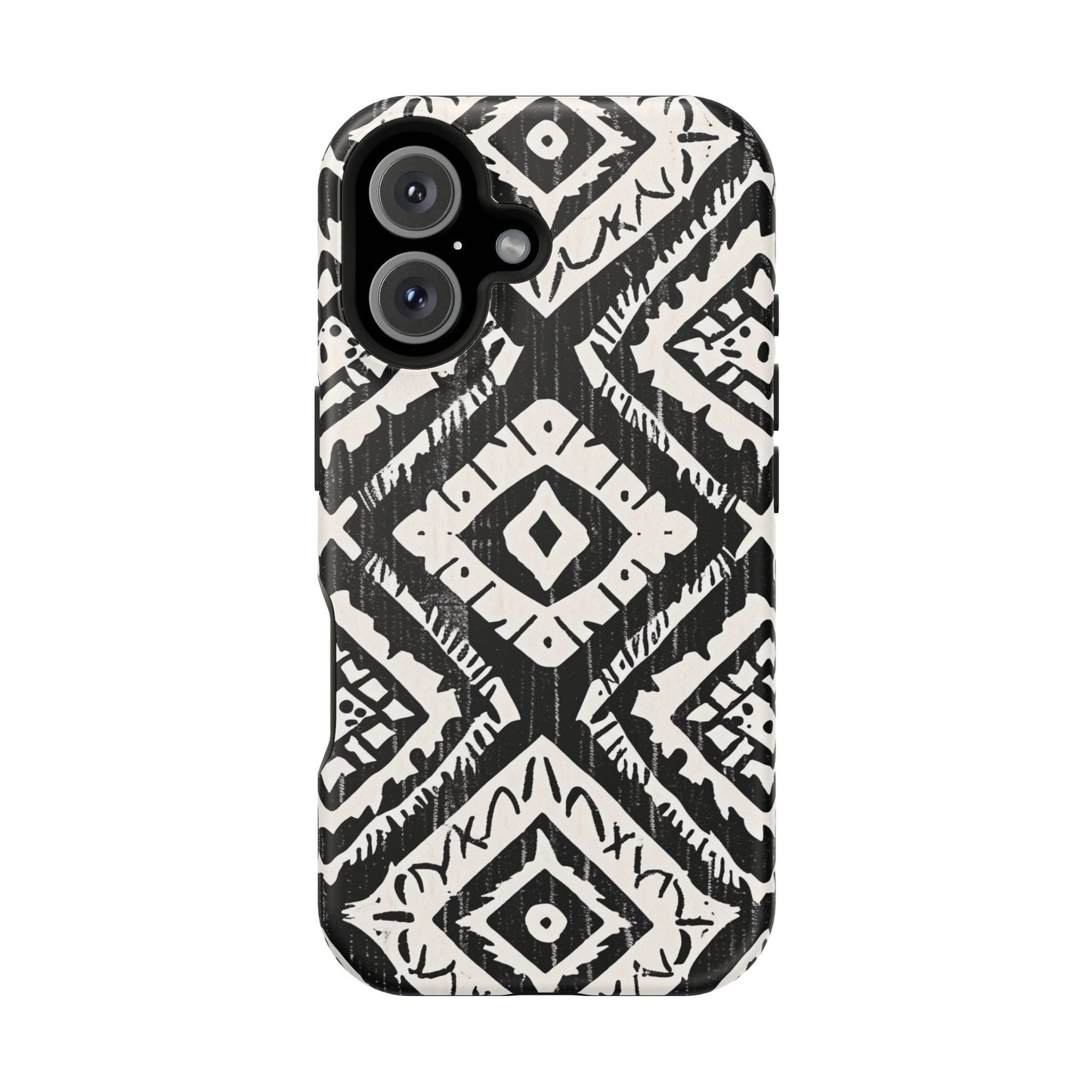 Tribal Black & White Magnetic Impact Case — Shockproof Phone Cover - DIGITAL X