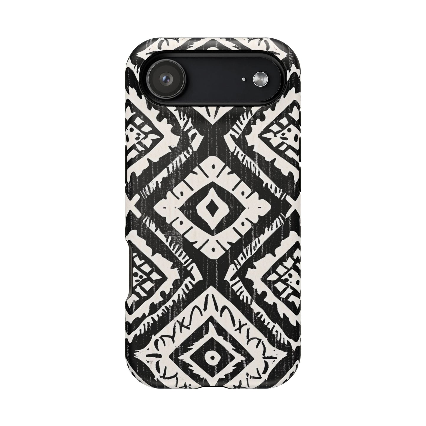 Tribal Black & White Magnetic Impact Case — Shockproof Phone Cover - DIGITAL X