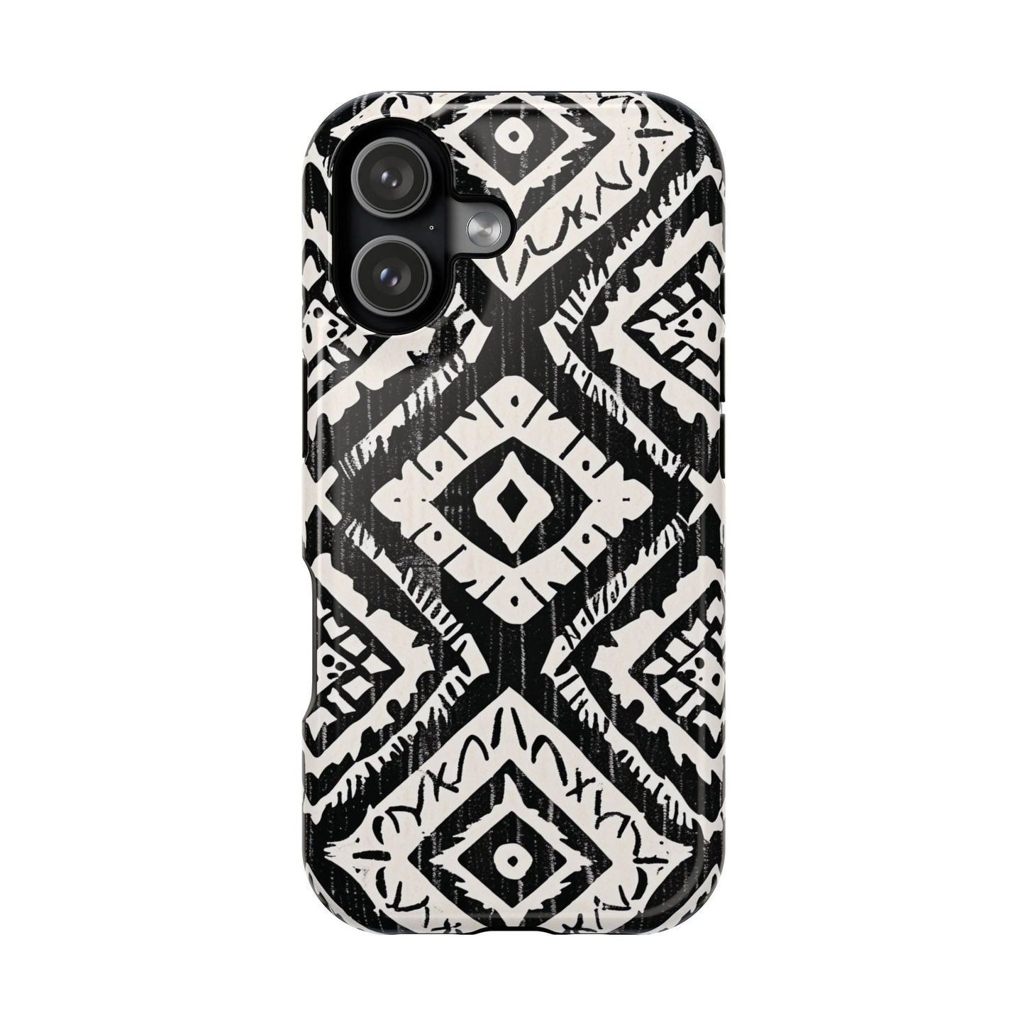 Tribal Black & White Magnetic Impact Case — Shockproof Phone Cover - DIGITAL X