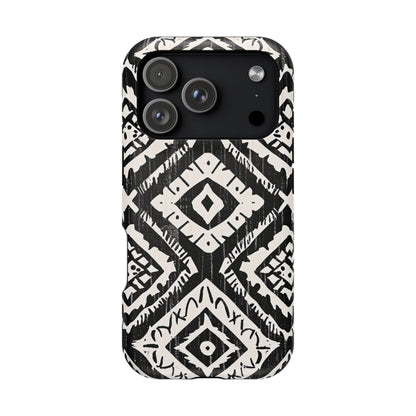 Tribal Black & White Magnetic Impact Case — Shockproof Phone Cover - DIGITAL X