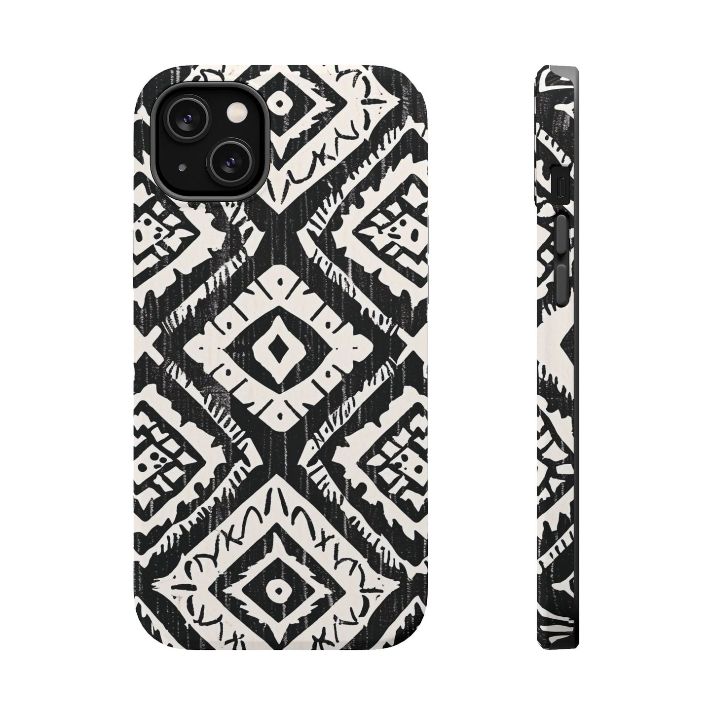 Tribal Black & White Magnetic Impact Case — Shockproof Phone Cover - DIGITAL X
