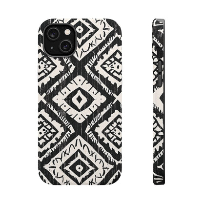 Tribal Black & White Magnetic Impact Case — Shockproof Phone Cover - DIGITAL X