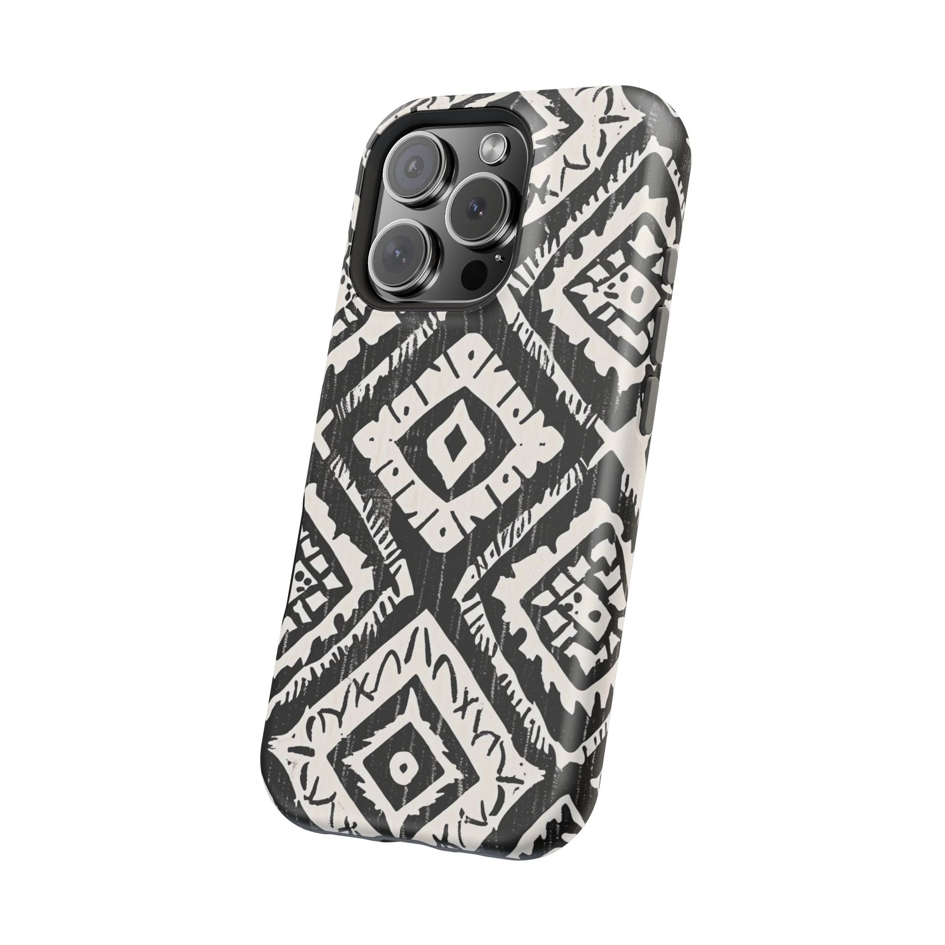 Tribal Black & White Magnetic Impact Case — Shockproof Phone Cover - DIGITAL X