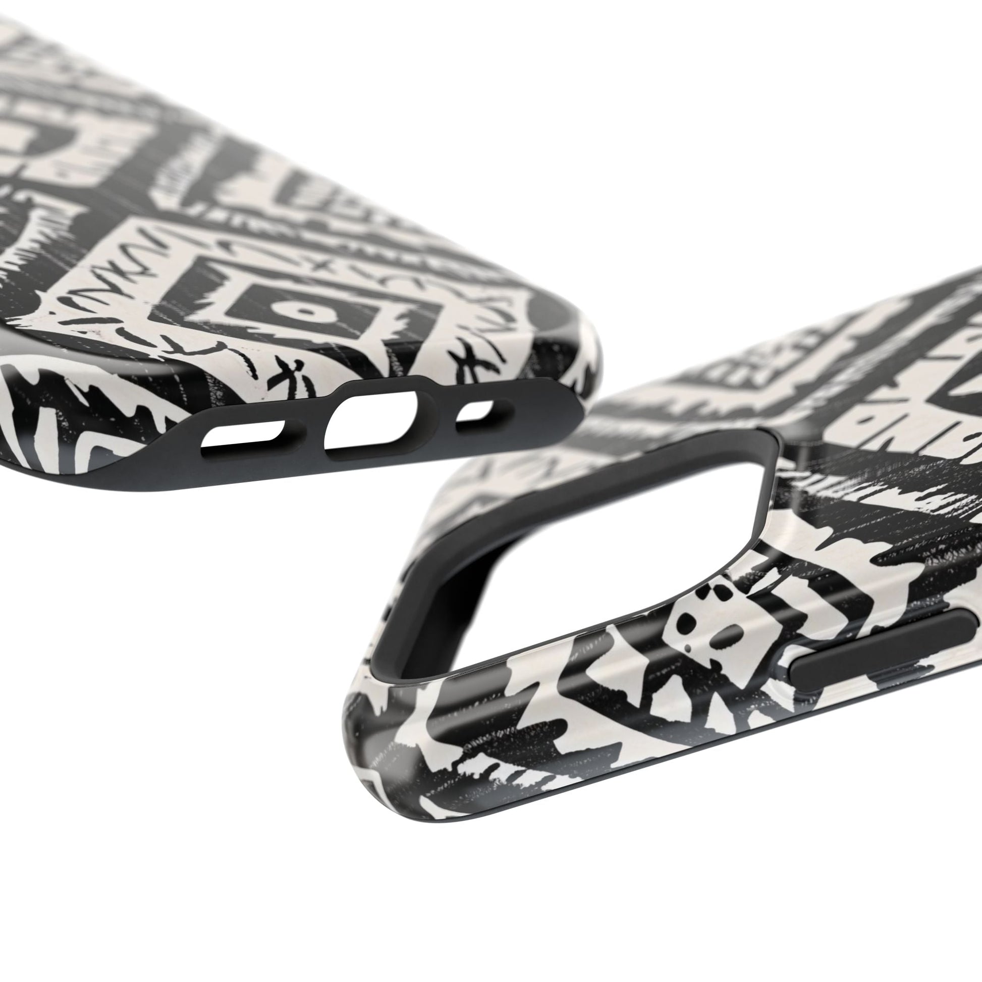 Tribal Black & White Magnetic Impact Case — Shockproof Phone Cover - DIGITAL X