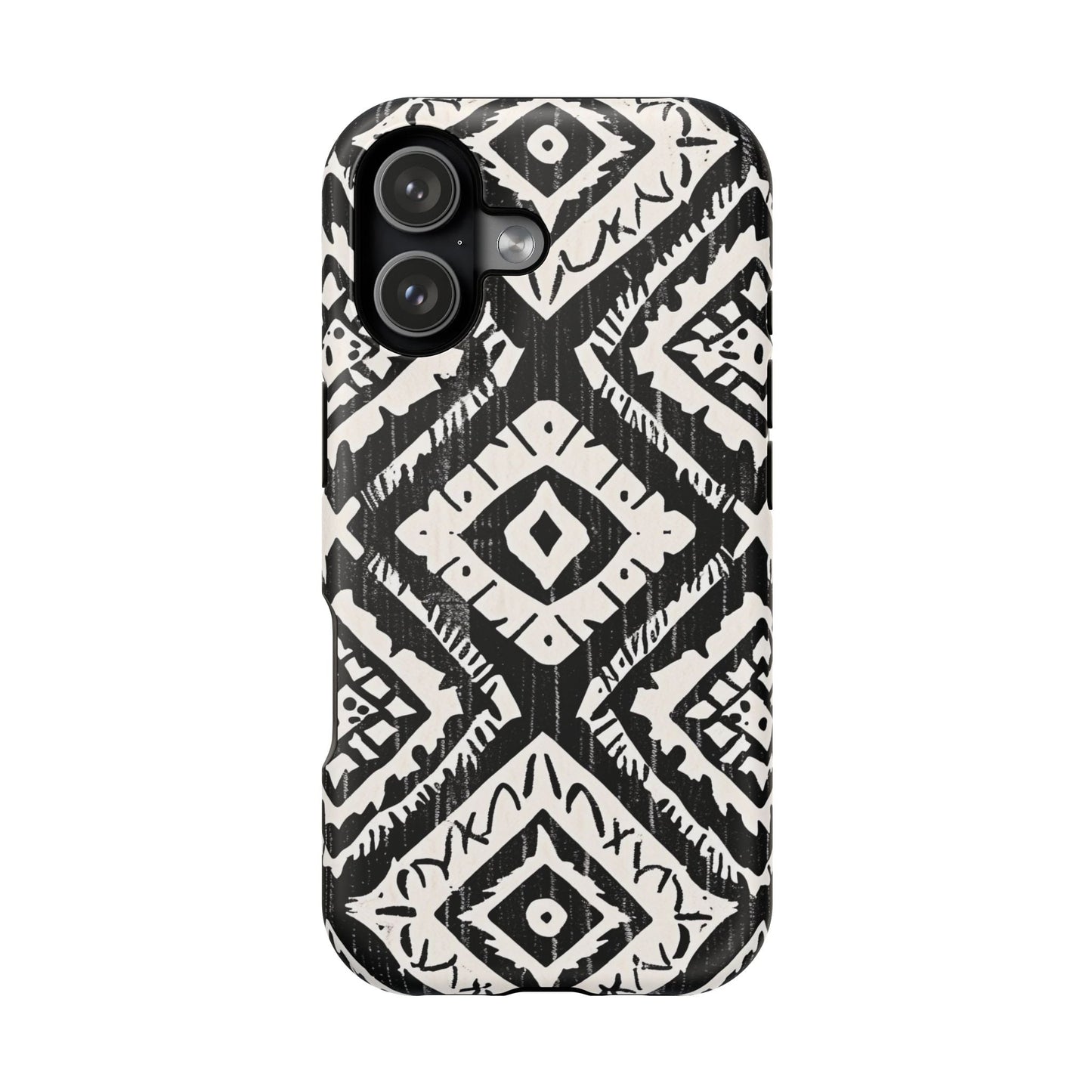Tribal Black & White Magnetic Impact Case — Shockproof Phone Cover - DIGITAL X