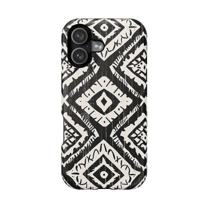 Tribal Black & White Magnetic Impact Case — Shockproof Phone Cover - DIGITAL X