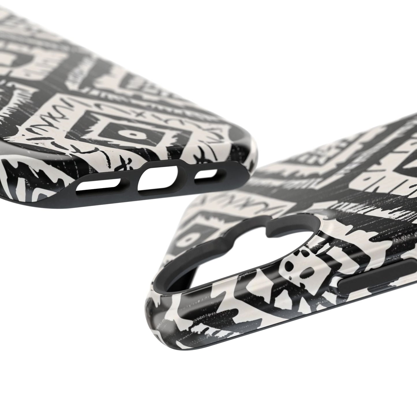 Tribal Black & White Magnetic Impact Case — Shockproof Phone Cover - DIGITAL X