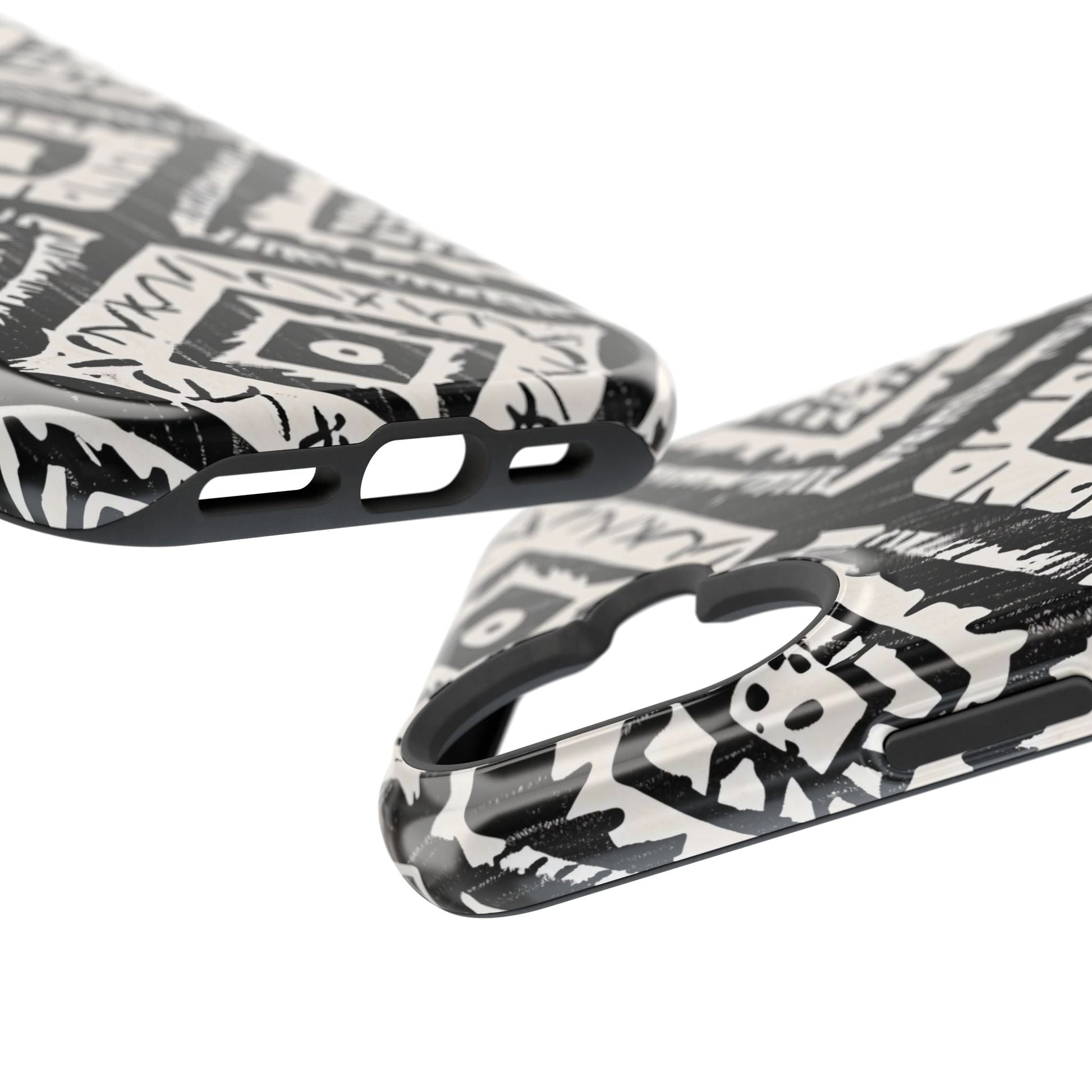 Tribal Black & White Magnetic Impact Case — Shockproof Phone Cover - DIGITAL X