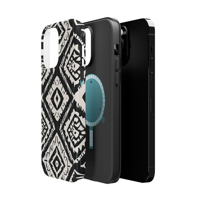 Tribal Black & White Magnetic Impact Case — Shockproof Phone Cover - DIGITAL X