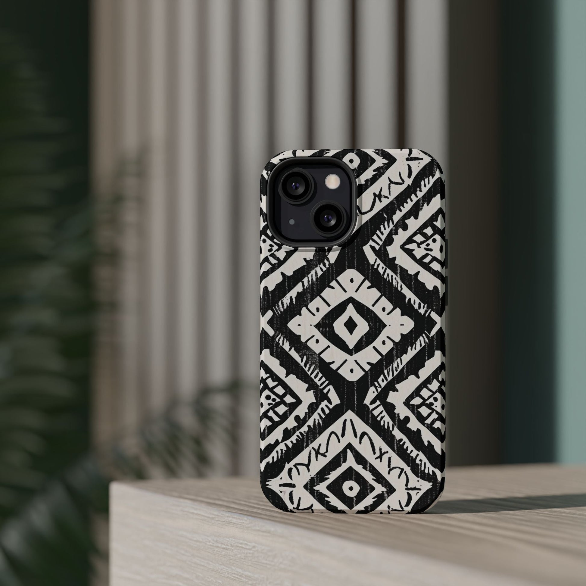 Tribal Black & White Magnetic Impact Case — Shockproof Phone Cover - DIGITAL X