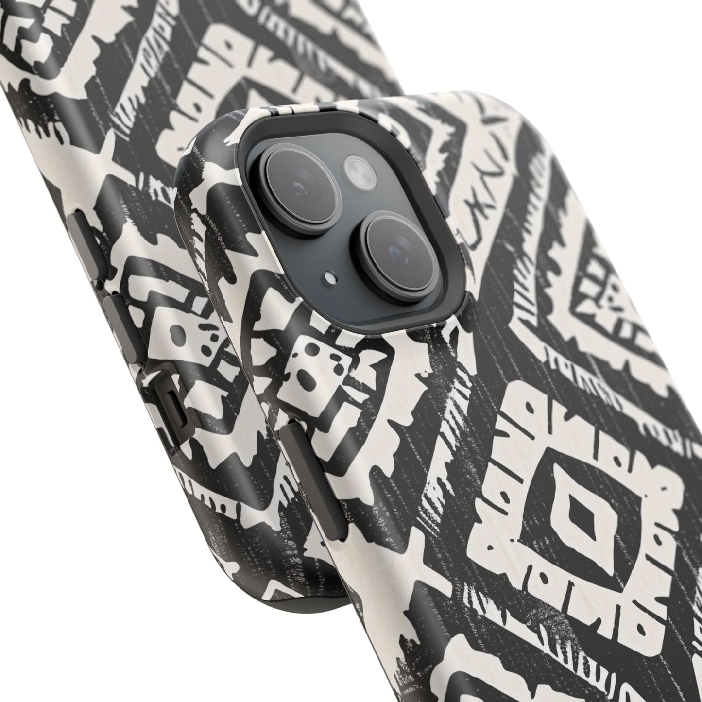 Tribal Black & White Magnetic Impact Case — Shockproof Phone Cover - DIGITAL X