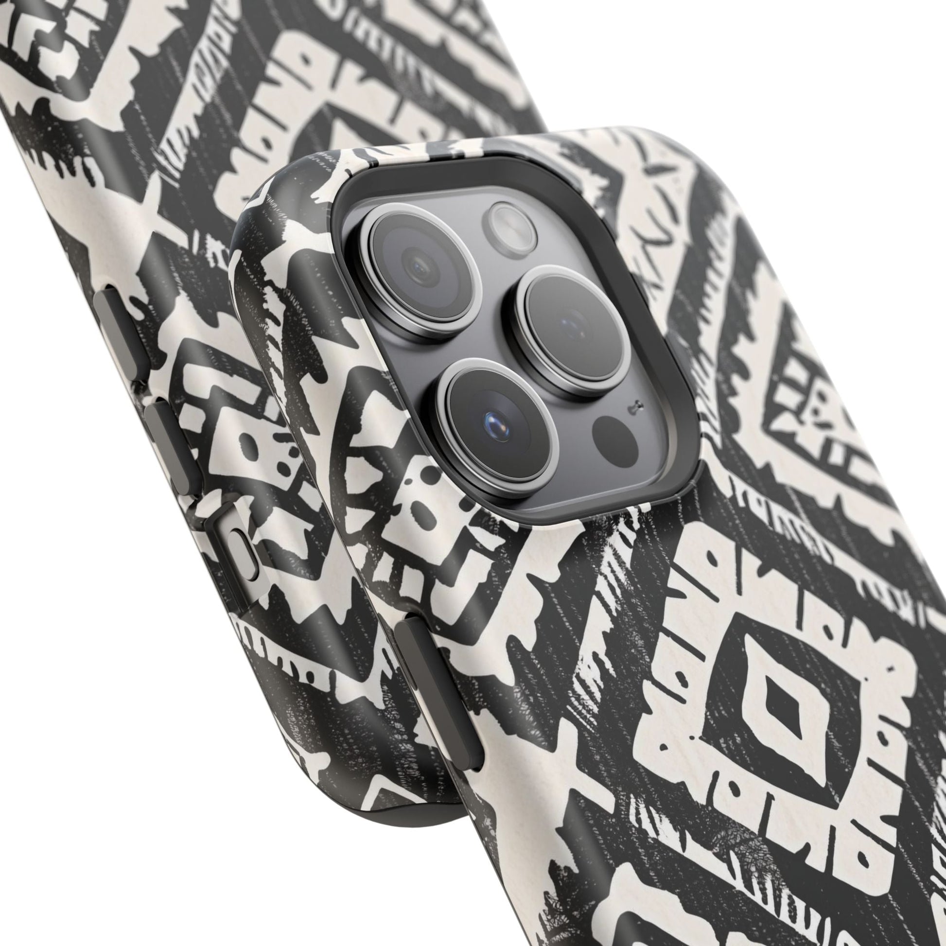 Tribal Black & White Magnetic Impact Case — Shockproof Phone Cover - DIGITAL X