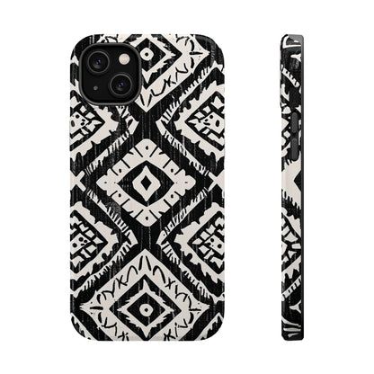 Tribal Black & White Magnetic Impact Case — Shockproof Phone Cover - DIGITAL X