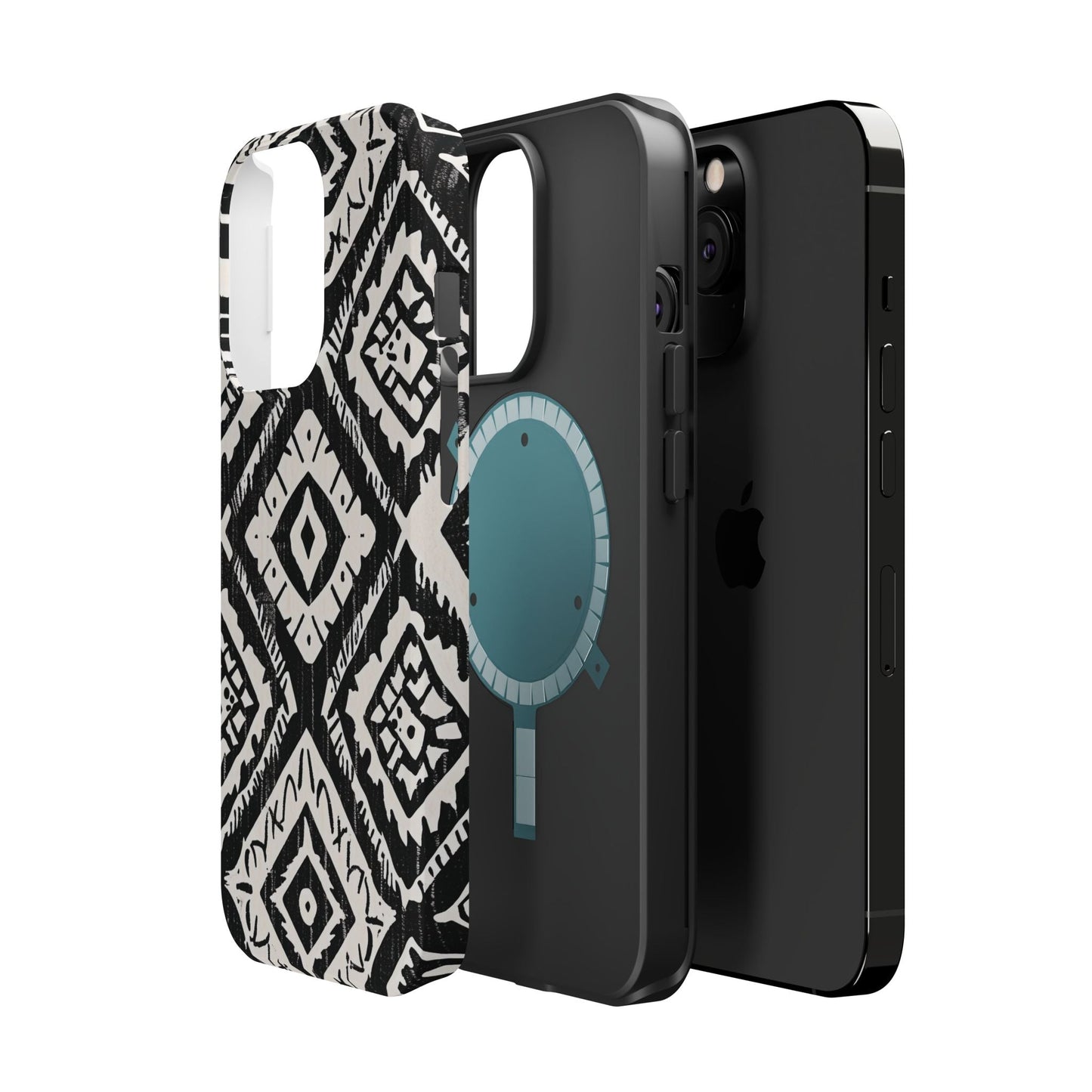 Tribal Black & White Magnetic Impact Case — Shockproof Phone Cover - DIGITAL X