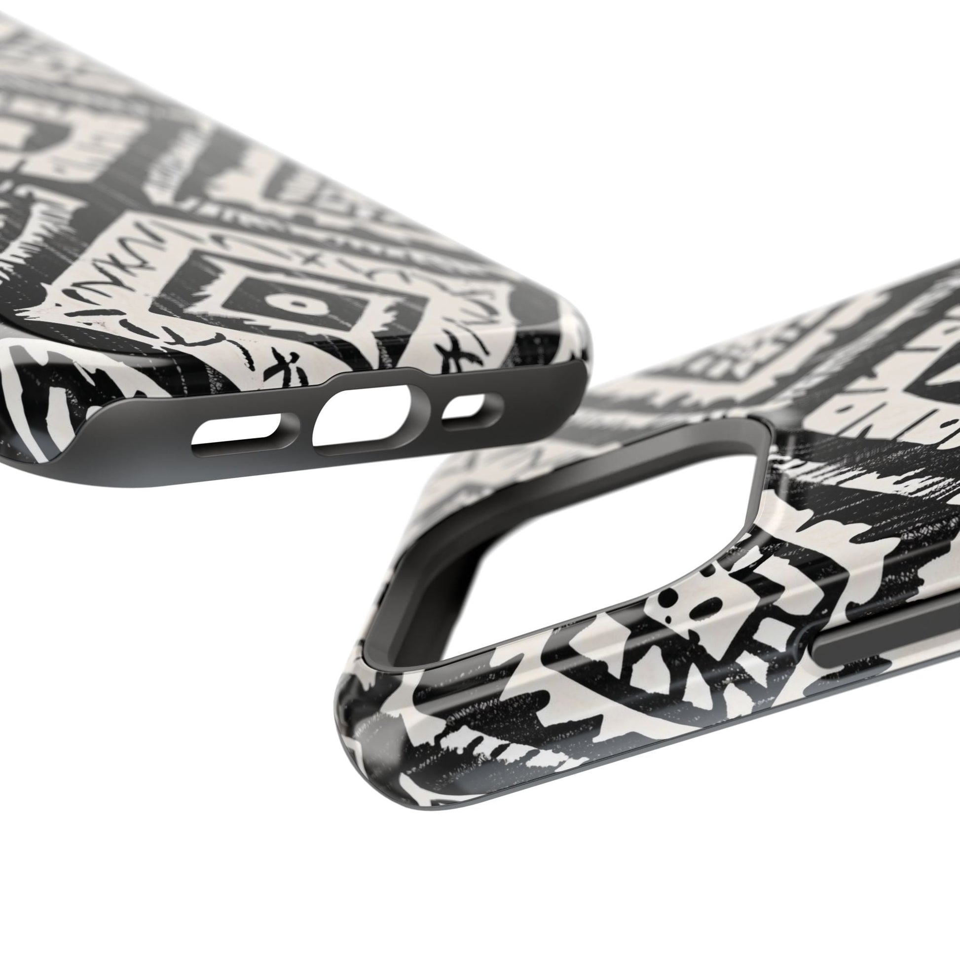 Tribal Black & White Magnetic Impact Case — Shockproof Phone Cover - DIGITAL X