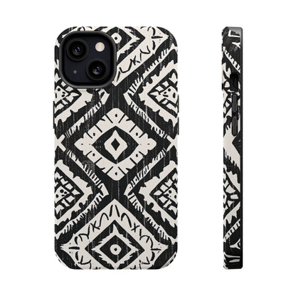 Tribal Black & White Magnetic Impact Case — Shockproof Phone Cover - DIGITAL X