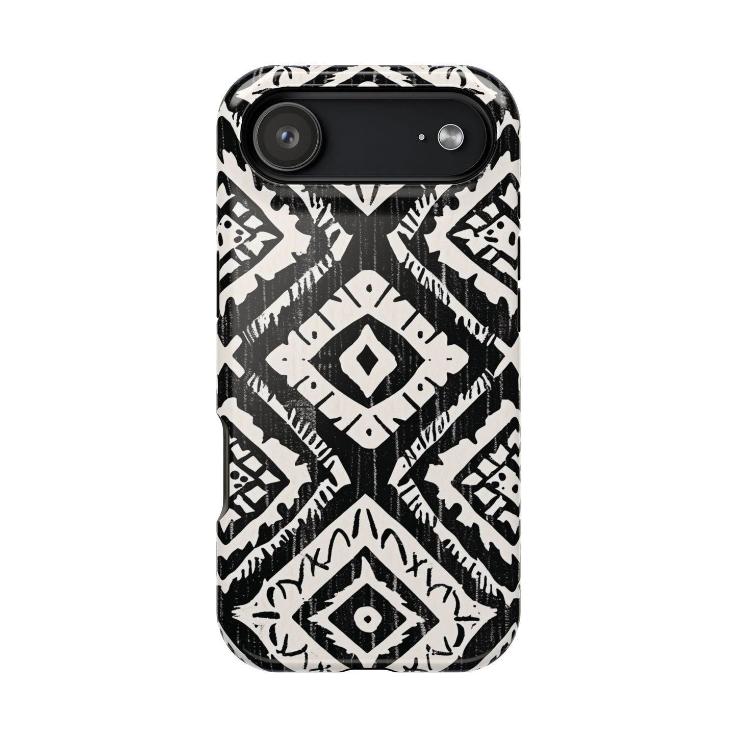 Tribal Black & White Magnetic Impact Case — Shockproof Phone Cover - DIGITAL X
