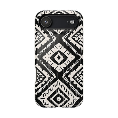 Tribal Black & White Magnetic Impact Case — Shockproof Phone Cover - DIGITAL X