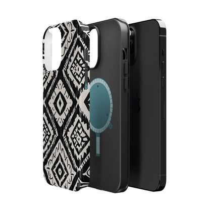 Tribal Black & White Magnetic Impact Case — Shockproof Phone Cover - DIGITAL X