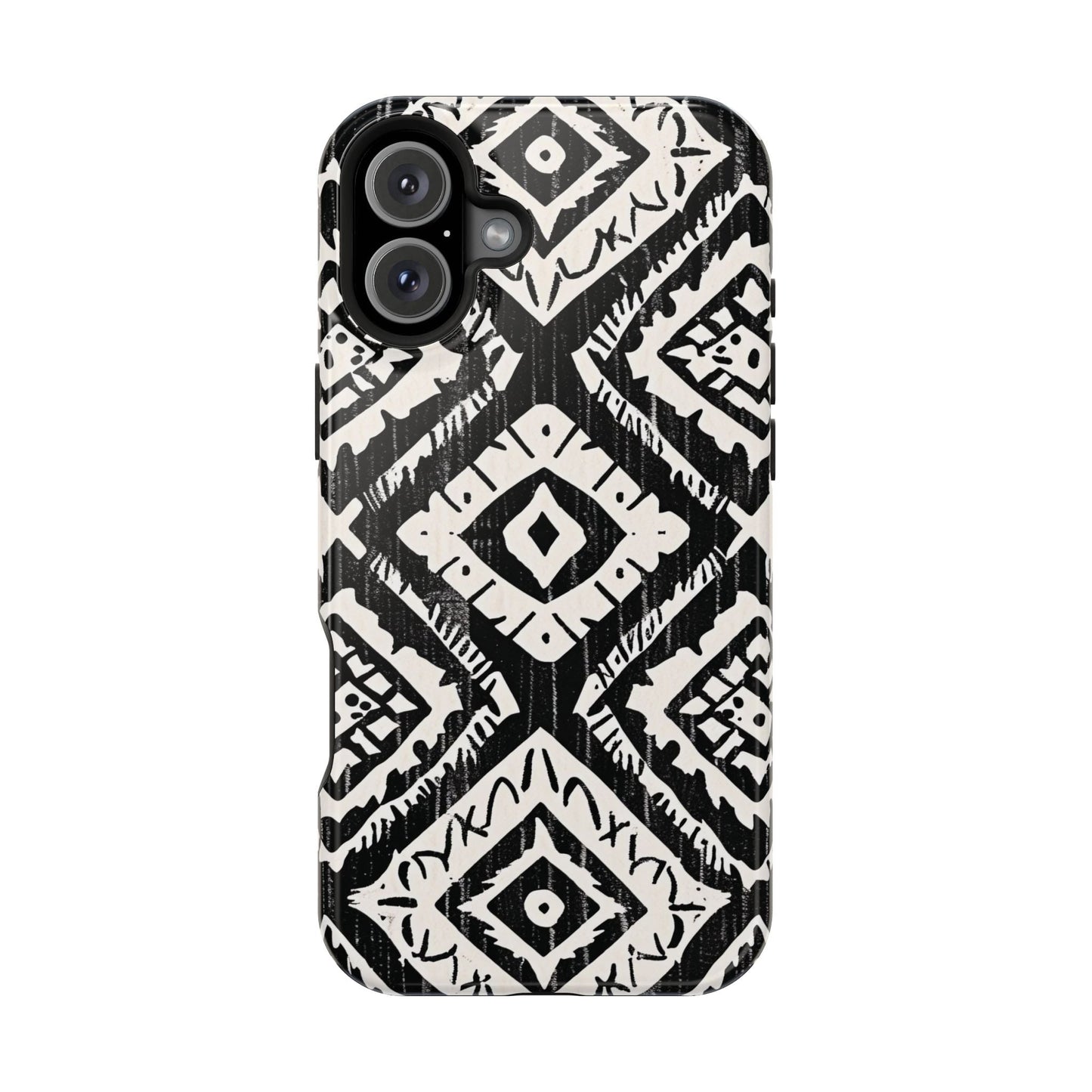 Tribal Black & White Magnetic Impact Case — Shockproof Phone Cover - DIGITAL X