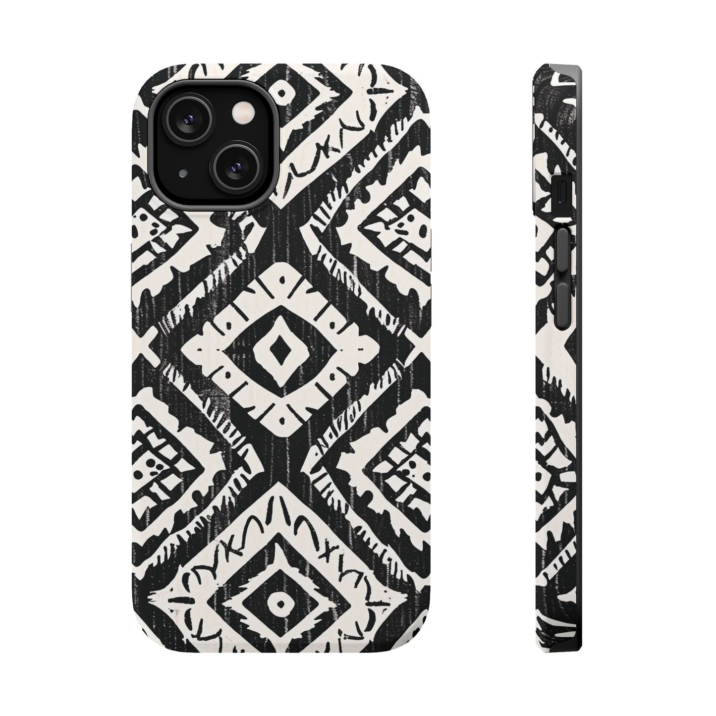 Tribal Black & White Magnetic Impact Case — Shockproof Phone Cover - DIGITAL X