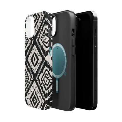Tribal Black & White Magnetic Impact Case — Shockproof Phone Cover - DIGITAL X