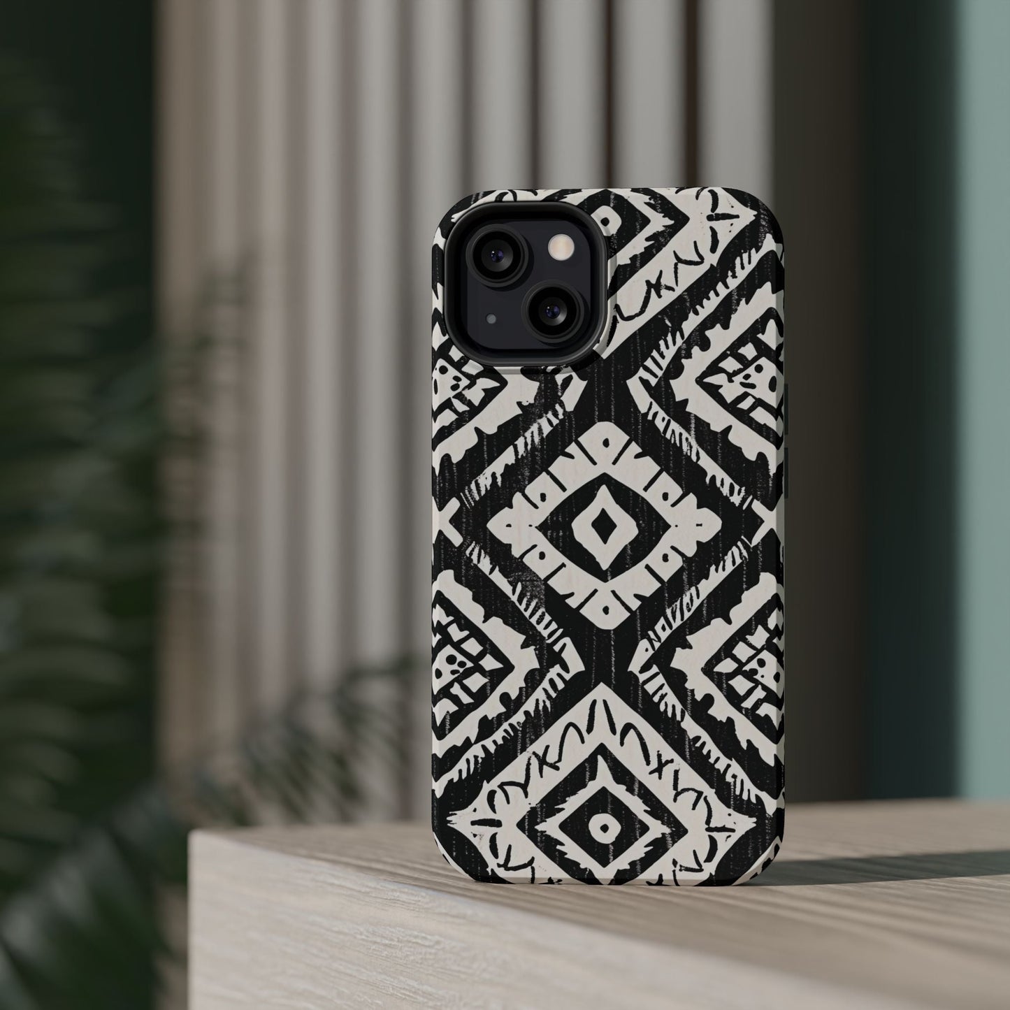 Tribal Black & White Magnetic Impact Case — Shockproof Phone Cover - DIGITAL X