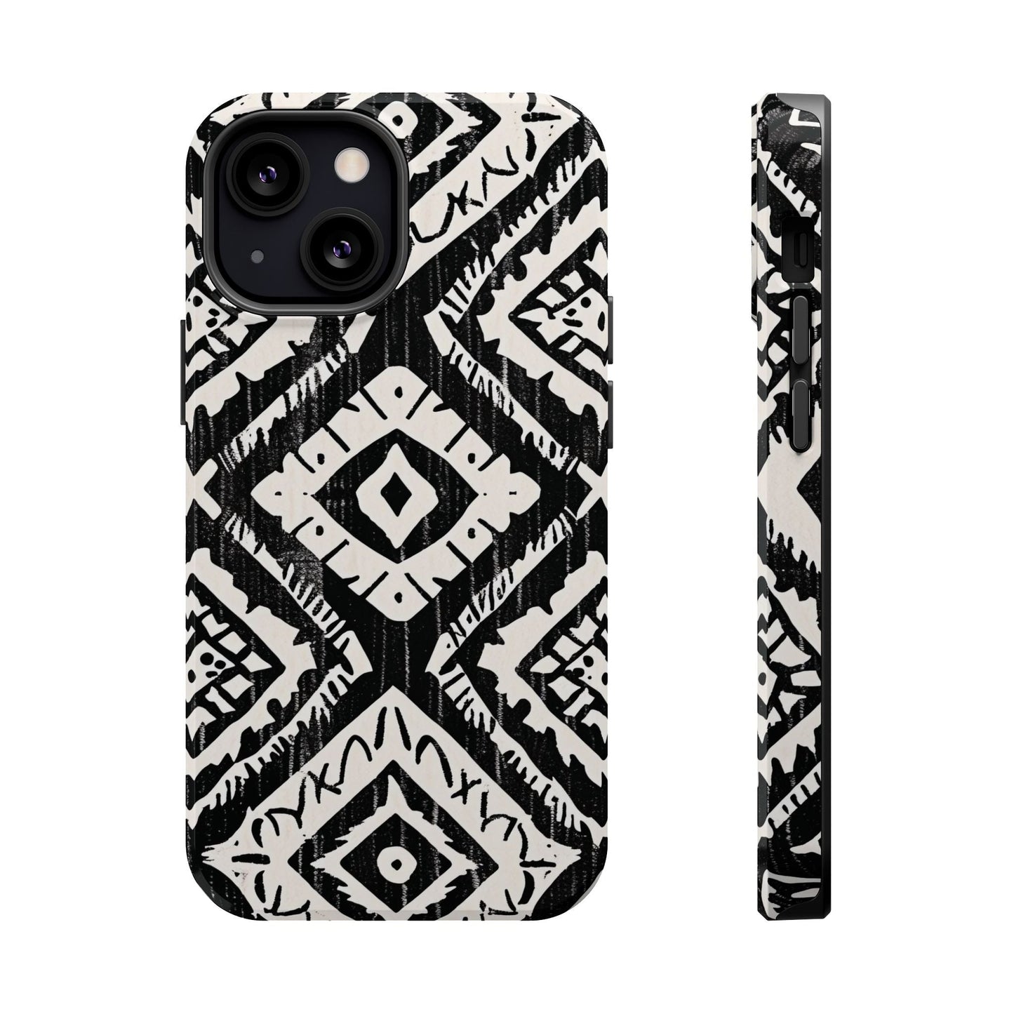 Tribal Black & White Magnetic Impact Case — Shockproof Phone Cover - DIGITAL X