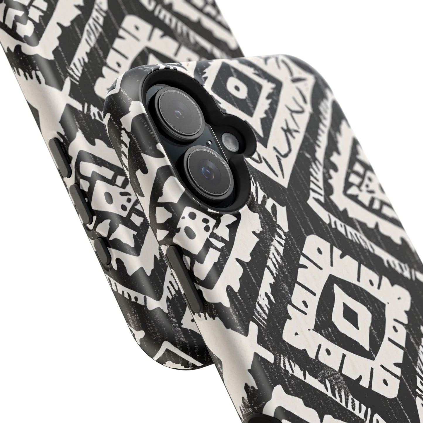 Tribal Black & White Magnetic Impact Case — Shockproof Phone Cover - DIGITAL X