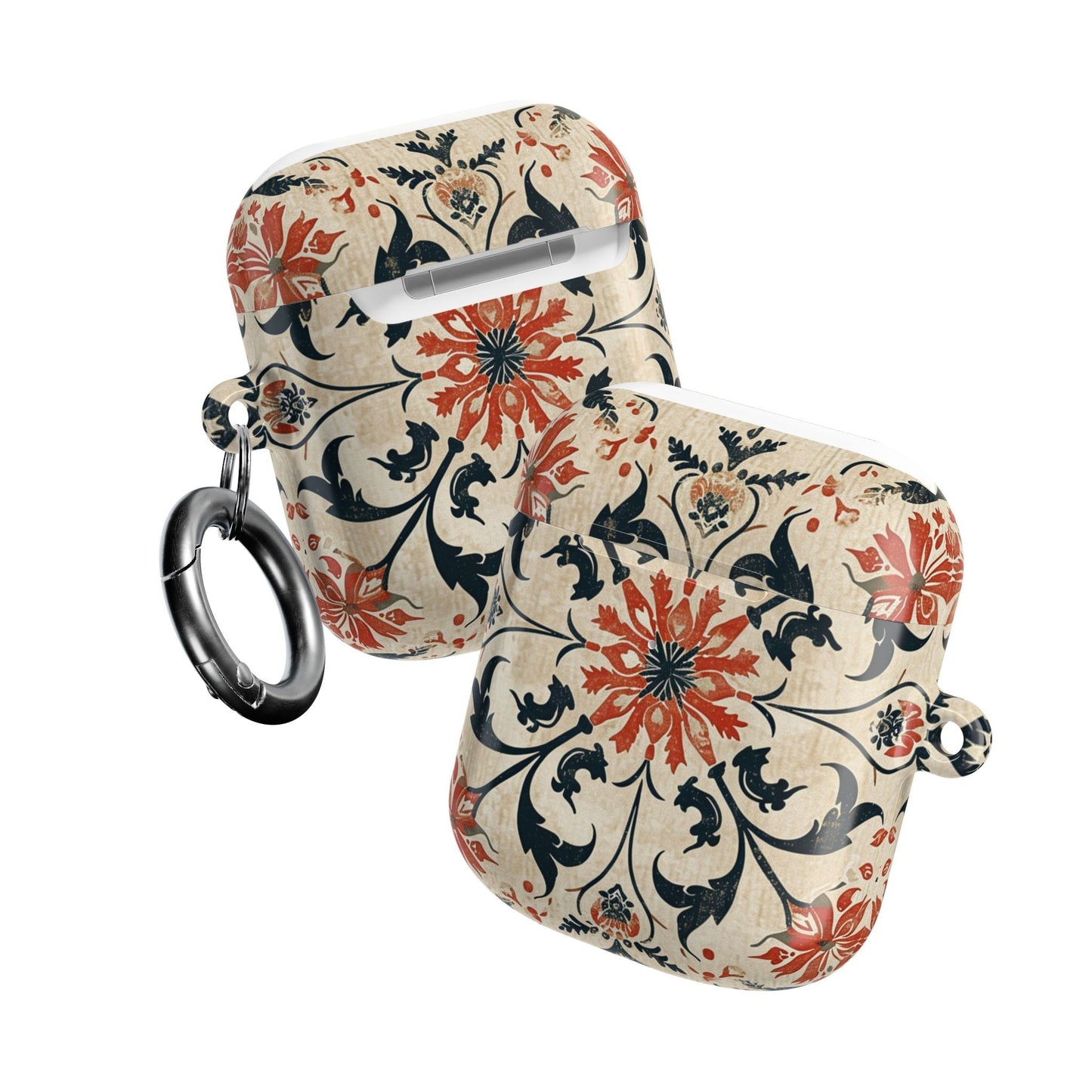 Vintage Tile Pattern AirPod Case — Floral Moroccan - Inspired Protective Cover - DIGITAL X