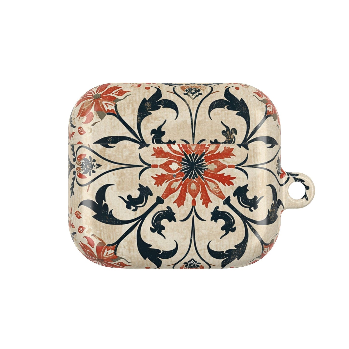 Vintage Tile Pattern AirPod Case — Floral Moroccan - Inspired Protective Cover - DIGITAL X